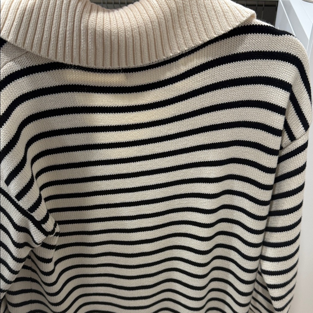 English Factory Black and Cream Sweater Dress - Picture 5 of 7